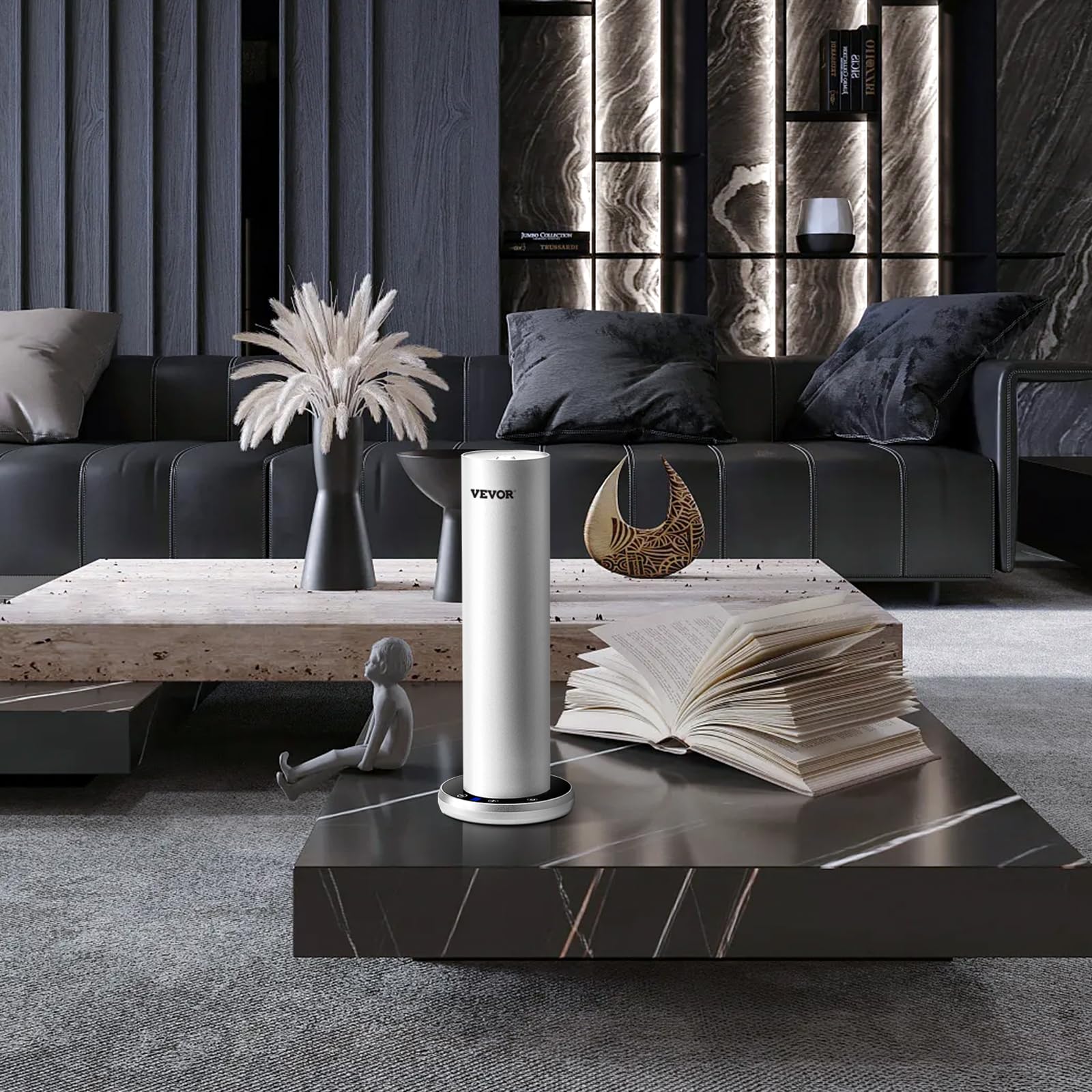 VEVOR Máquina de Aire perfumado para el hogar, Difusor de Aire frío Inteligente Bluetooth de 120 ml, Difusor de Aire perfumado con Aceite Esencial sin Agua, Máquina de aromaterapia de pie para SPA