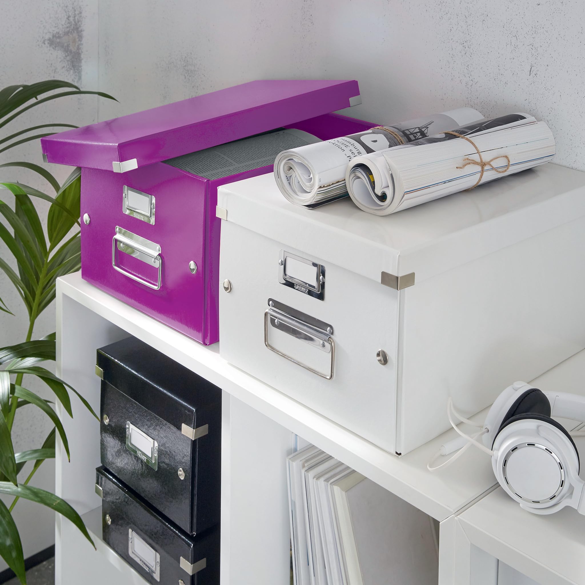 Leitz Storage Box, Ice blue, Click and Store Range, 60410051