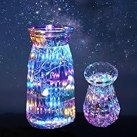 Huayifa LED szalag  6 db - Elemes Mikroégősor 2m 20 LED Multicolor - 3 Világítási Mód - Esküvői, Karácsonyi, Beltéri Dekoráció 7