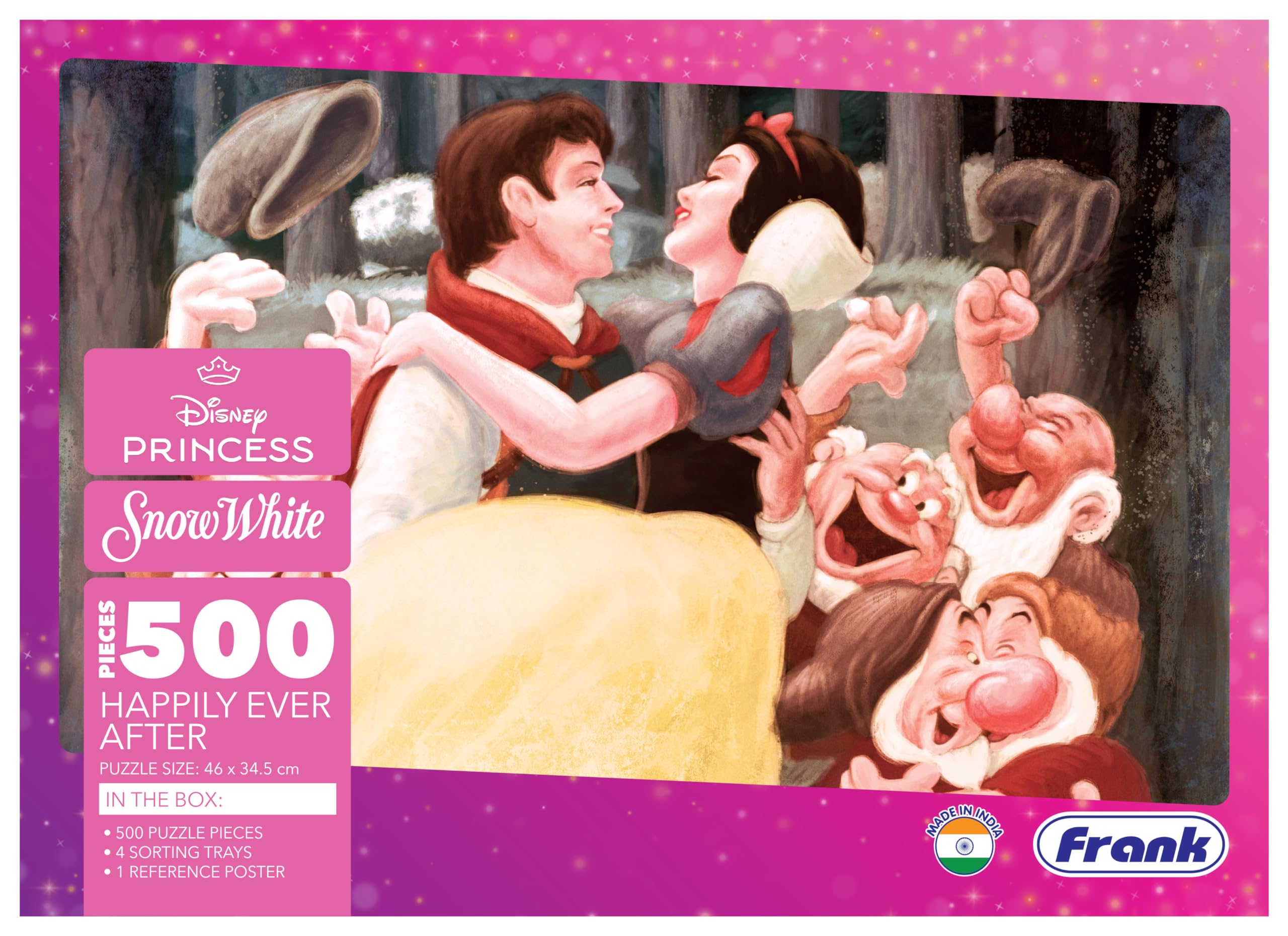 Frank Snow White Happily Ever After Jigsaw Puzzle (500 Pieces) for Adults and Kid Above 10+ Years- Fun & Challenging Brain Booster Games - for Focus and Memory - 13105 (B0D2J313HC) Amazon Price History, Amazon Price Tracker