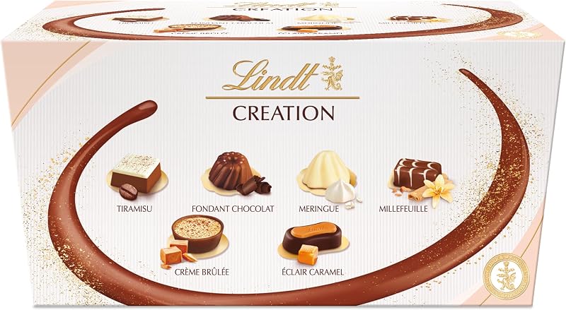 Lindt - Ballotin de Chocolats CREATION - Assortiment, 173g