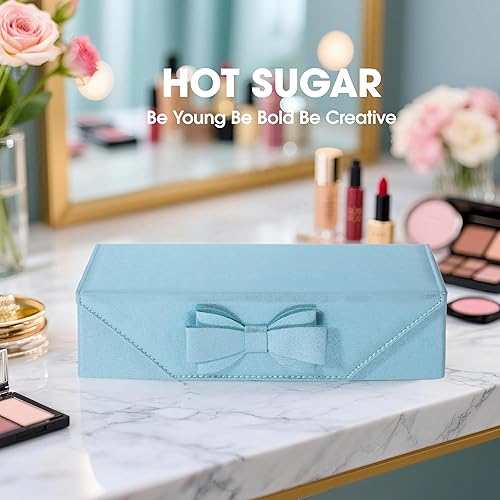 Miniatura 7 de Hot Sugar Kit de maquillaje para niñas adolescentes, juego de regalo de maquillaje para principiantes para mujeres, kit completo de maquillaje (azul)