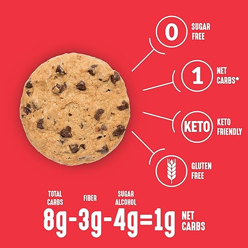 Miniatura 5 de Lakanto Mezcla de galletas con chispas de chocolate sin azúcar endulzada con edulcorante de fruta de monje sin gluten apto para dietas cetogénicas