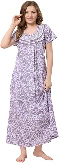 Soulemo Women Cotton Floor Length Nighty 1766 Price In India