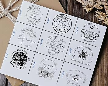 EXLIBRIS Custom Book Embosser - Library & Monogram Stamp