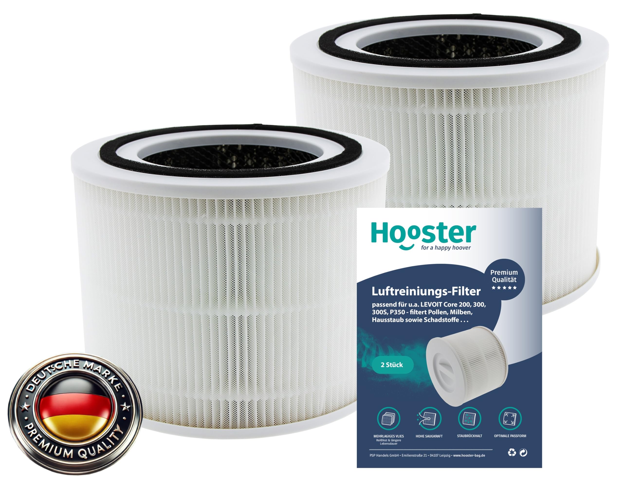 Filtro Anti Allergeni Filtro Ricambio Levoit Core 300S - HEPA Per Purificatore Aria Contro Polline E 996344
