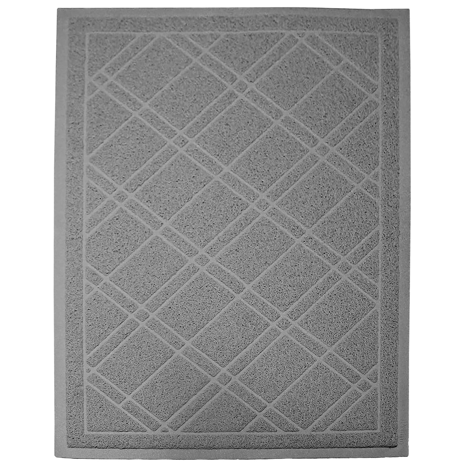 Iprimio Cat Litter Box Mat, 42x36", Gray - Cat Litter Trapping Mat - Mesh Mat Catches Litter - Kitty Litter Mat - Large Cat Litter Mat - Repels Odor, Easy Clean Non Slip Kitty Litter Trapper Mats