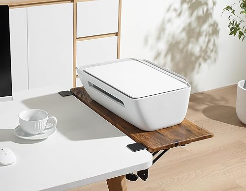 Miniatura 5 de ETHU Bandeja extensora ergonómica de escritorio, 25.6 x 11.4 pulgadas, bandeja plegable de gran tamaño para cajón para teclado, soporte para