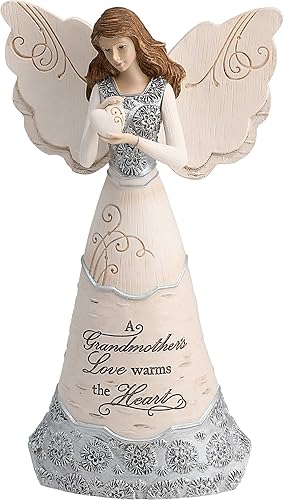 Vista 244 de Pavilion Gift Company Elements Daughter - Figura de ángel guardián, 6 pulgadas, color rojo