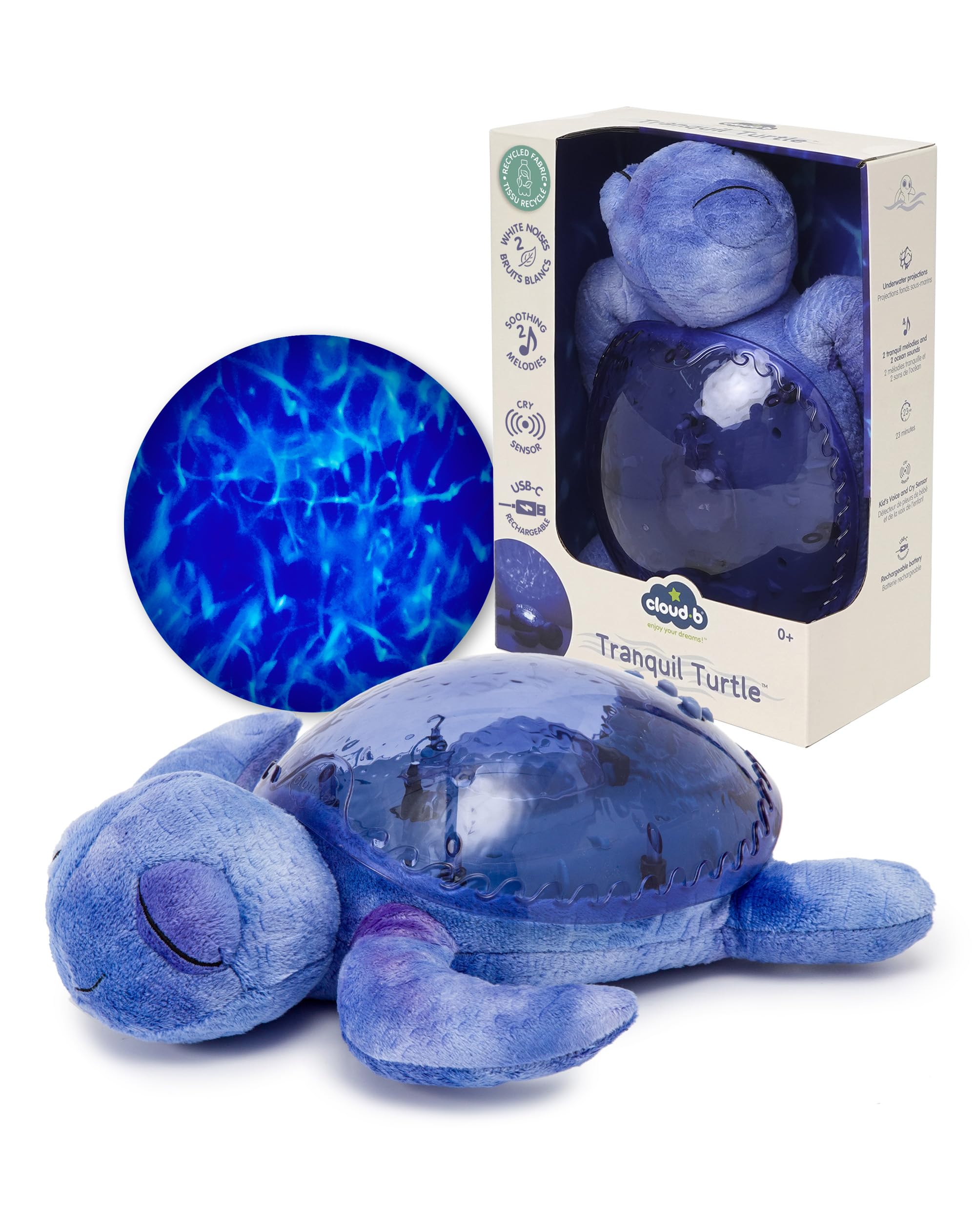 Tranquil Turtle Ocean-Nachtlicht – Eco-Version, wiederaufladbar