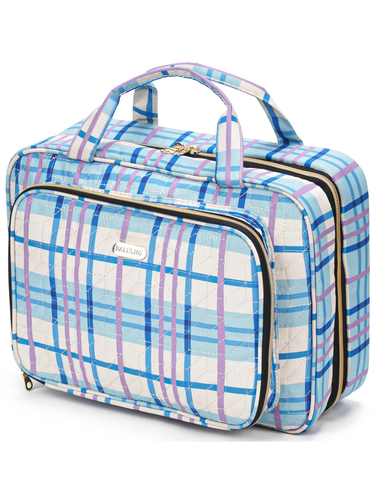 BALULHG Travel Hanging Toiletry Bag for Women,Makeup Bag Cosmetic Organizer Waterproof with Hanging Hook Multiple Pockets for Women Travel Essentials