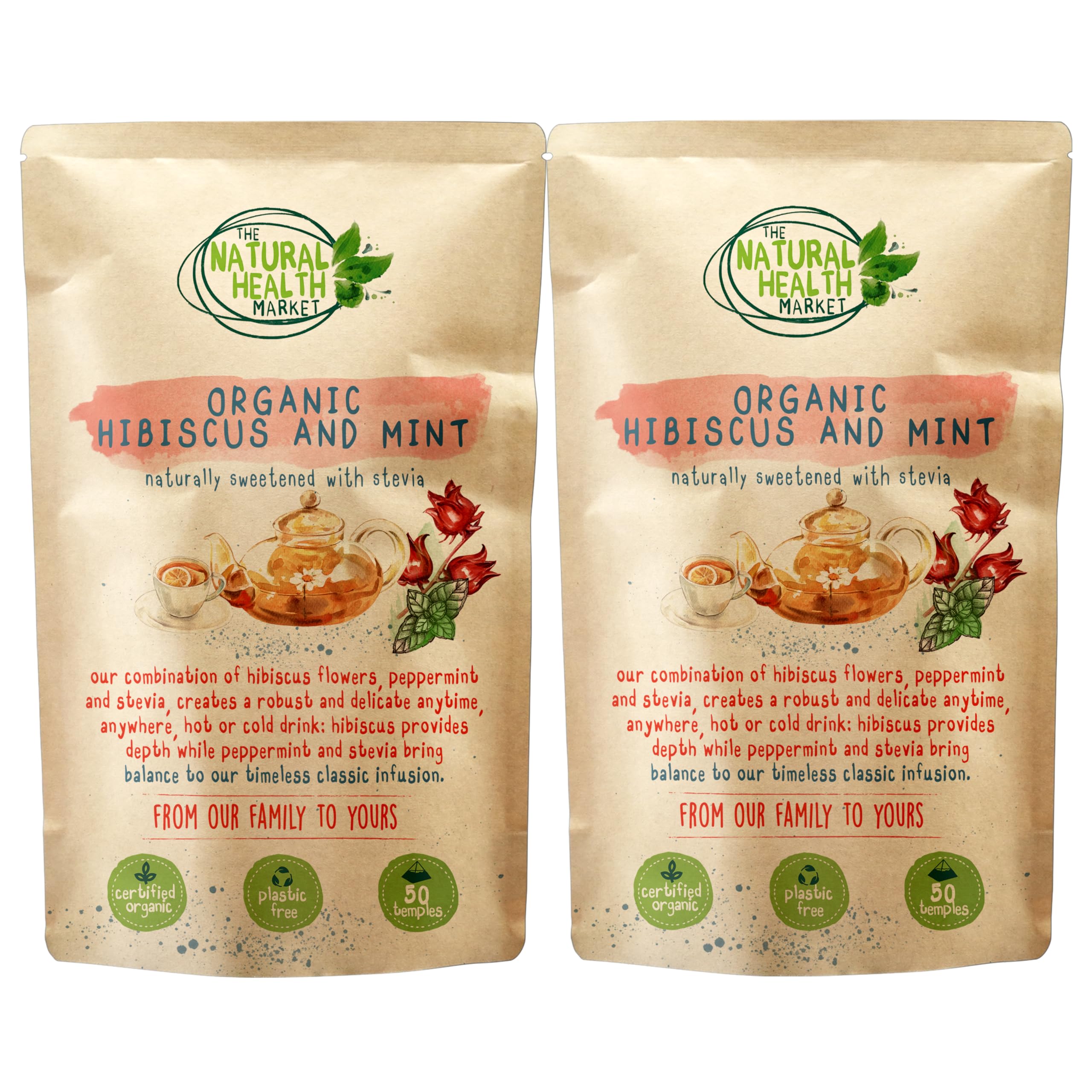 Organic Ginger Tea Bags – Strong Pure Ginger Root Herbal Tea – Plastic-Free & Caffeine-Free – Soil Association Organic – 50 Compostable Tea Bags – The Natural Health Market — view 34