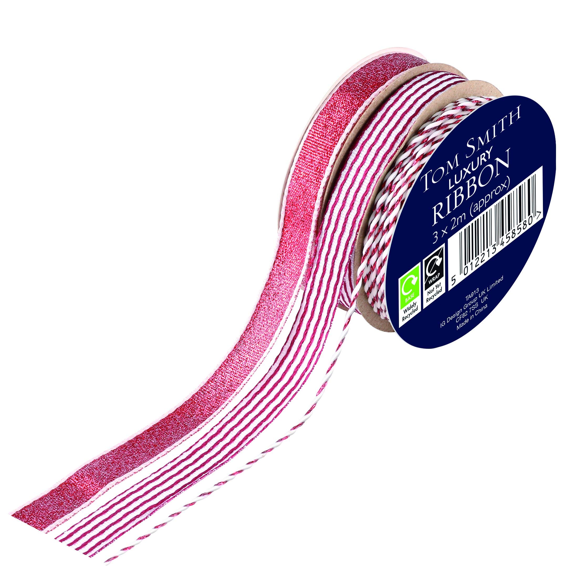 Tom Smith Red Ribbon Spool 3x2m29723