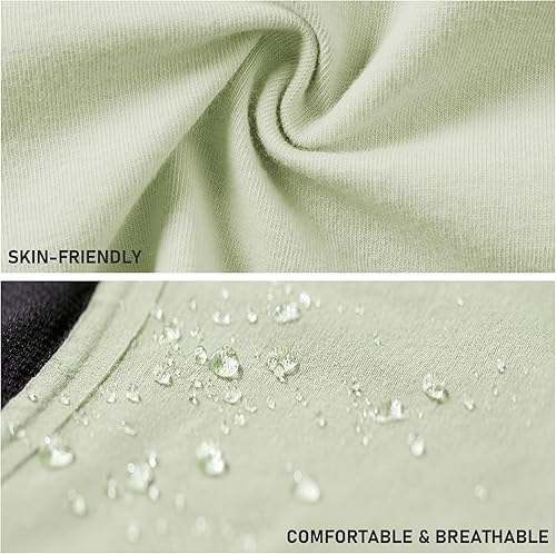 Miniatura 10 de Ropa interior para mujer para incontinencia, ropa interior lavable a prueba de fugas de algodón de orina de cintura alta, bragas absorbentes de 1.7