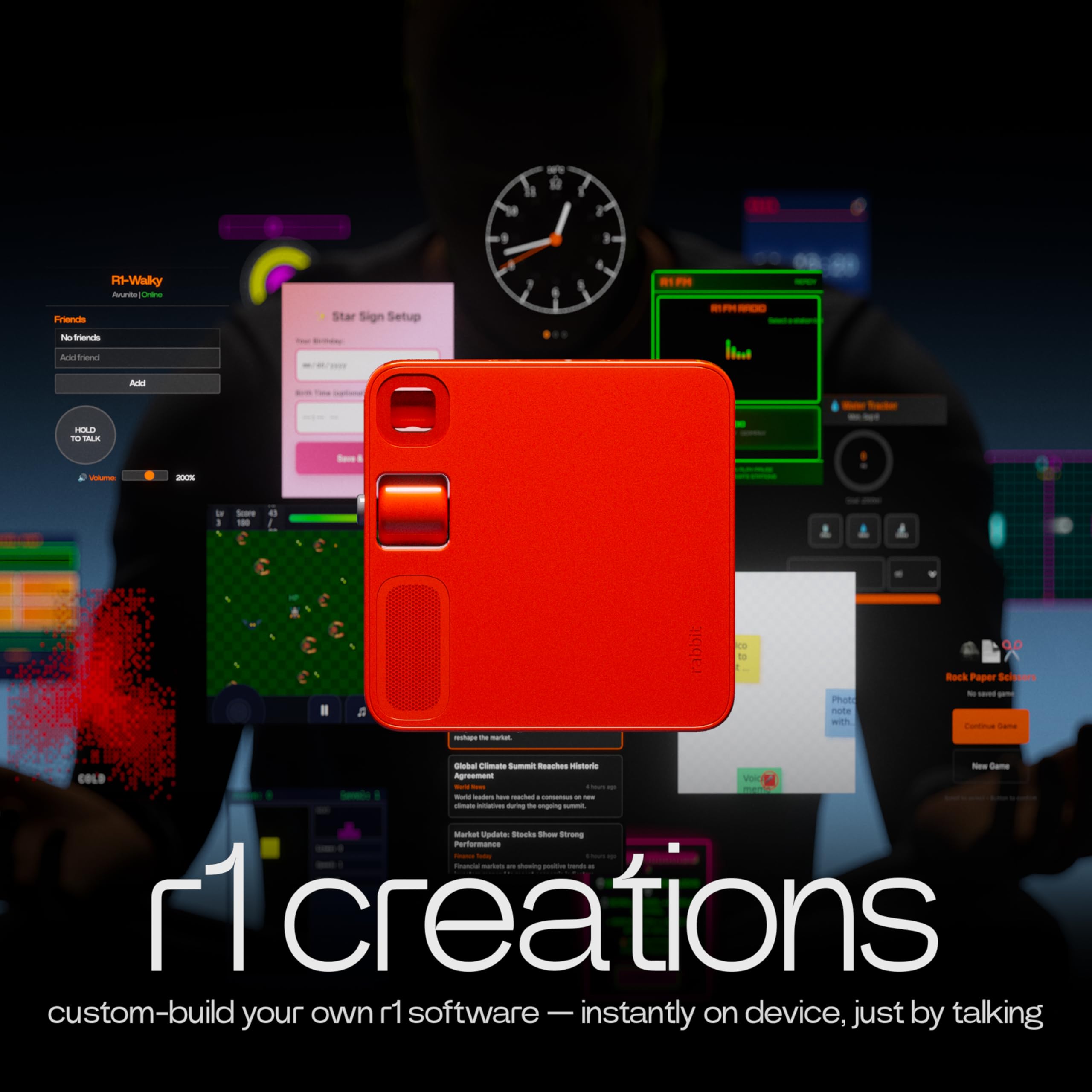 Rabbit R1 AI Personal Assistant – Hub doméstico inteligente