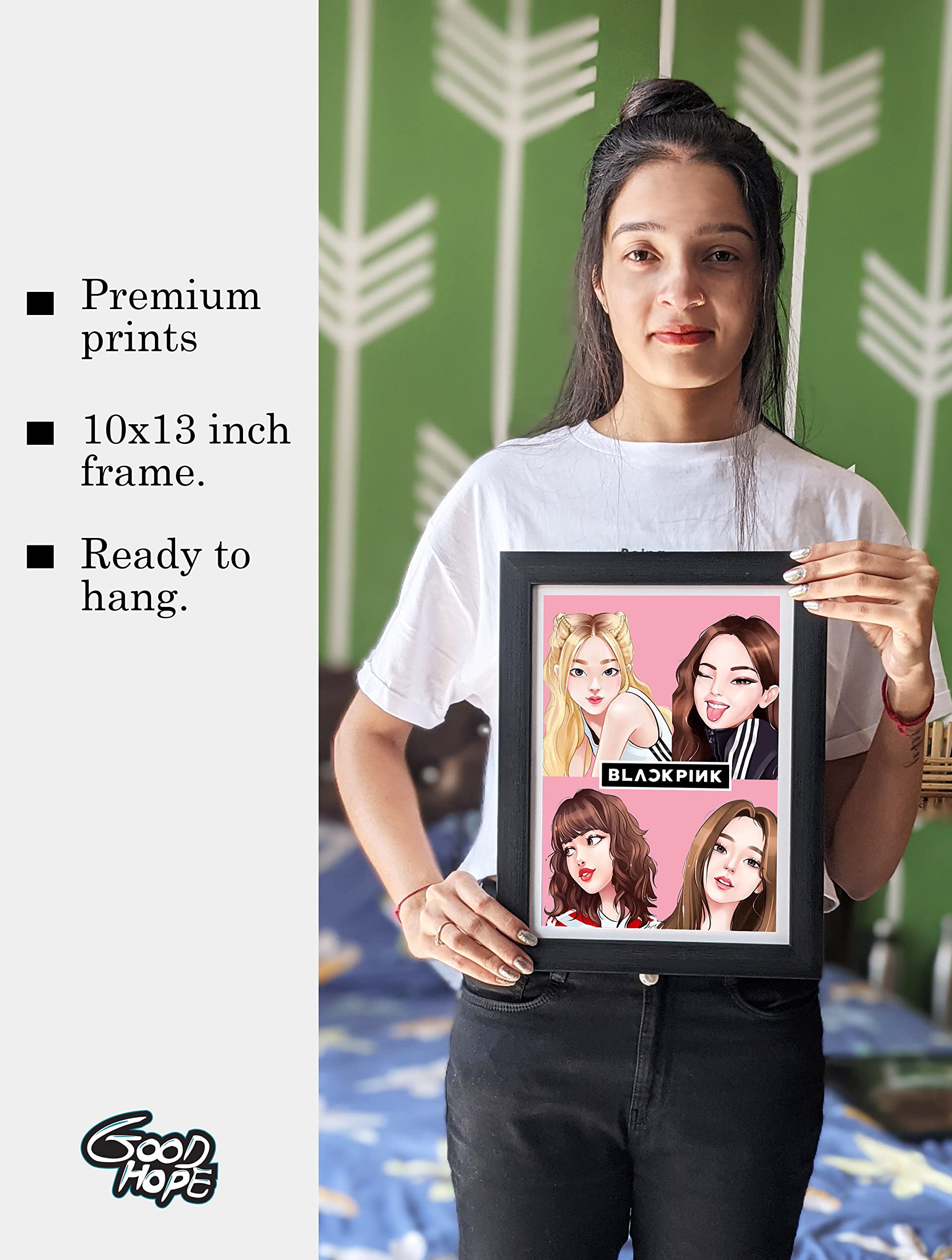 Good Hope Plexi Blackpink Miinimal Art Framed Poster multicolour