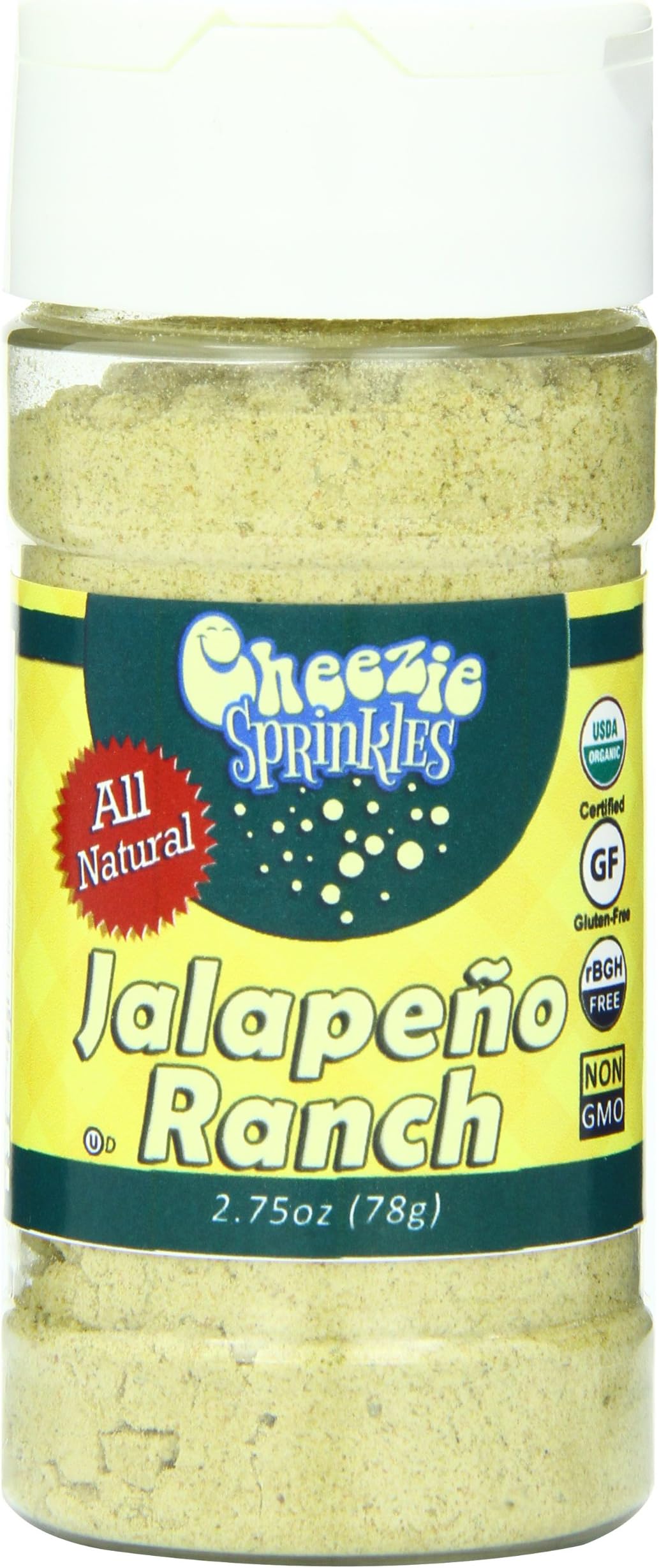 Cheezie Sprinkles Seasoning, Jalapeno Ranch, 2.75 Ounce