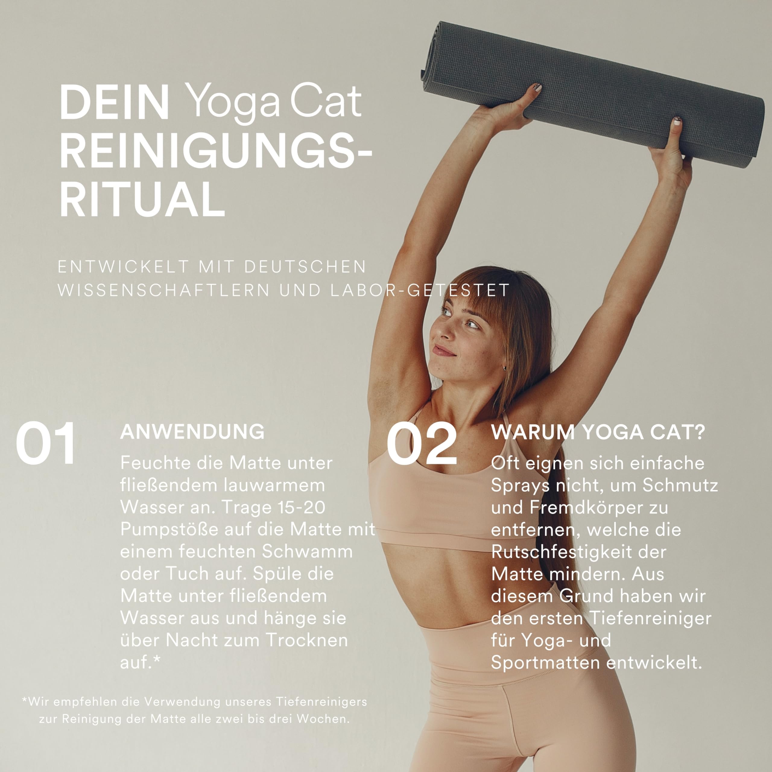 Yoga Cat Yogamatten Tiefenreiniger & Deep Cleaner 500ml