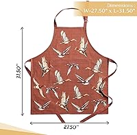 Vista 289 de Maison d' Hermine Delantal 100% de algodón para mujeres con bolsillo de cocina delantal de chef para hombres, decoración de Pascua