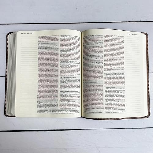 Miniatura 6 de Biblia ilustrada a mano y grabada con láser NIV, regalo personalizado, grabado de nombre personalizado disponible