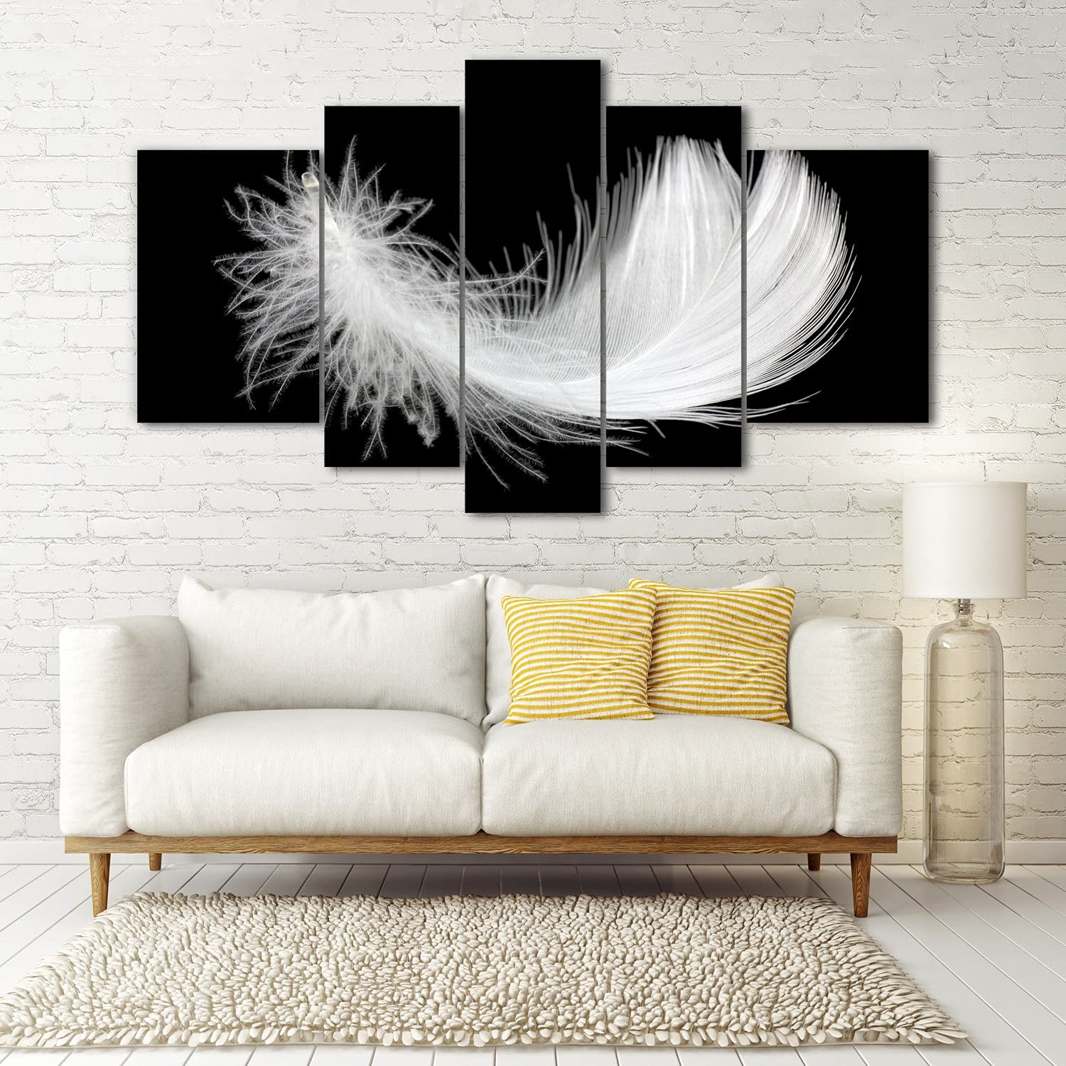 Tulup Impression Sur Verre Trempé 120x60cm - Plastique Imprimés Tableau Décoration Déco Mural Moderne Design - Pierres Mer Paysage Arbres
