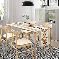 Vista 95 de Camino de mesa de mediados de siglo, moderno patrón atómico absctract geométrico retro de los años 1950 y 1960 S para decoración de mesa del hogar