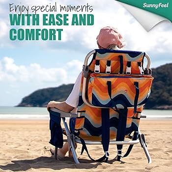 テーブル・チェア・ハンモック PFS LAWN CHAIR - LOW BACK BEACH CHAIR Amazon.com - VILLEY Low Beach Chairs for Adults 2 Pack, High