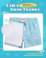 Vista 147 de maamgic Traje de baño para niños con forro de compresión elástico para niño Yema de Huevo Coco