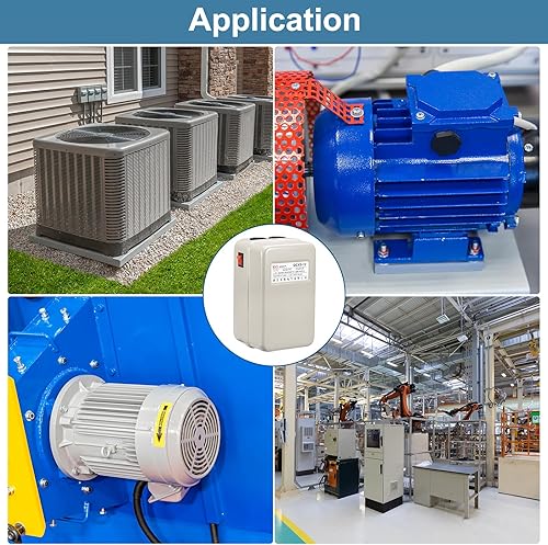 Miniatura 6 de MECCANIXITY Arrancador de motor eléctrico magnético, 220V380V 2.2KW 3HP, 3 fases o monofásico interruptor magnético motor de arranque para compresor