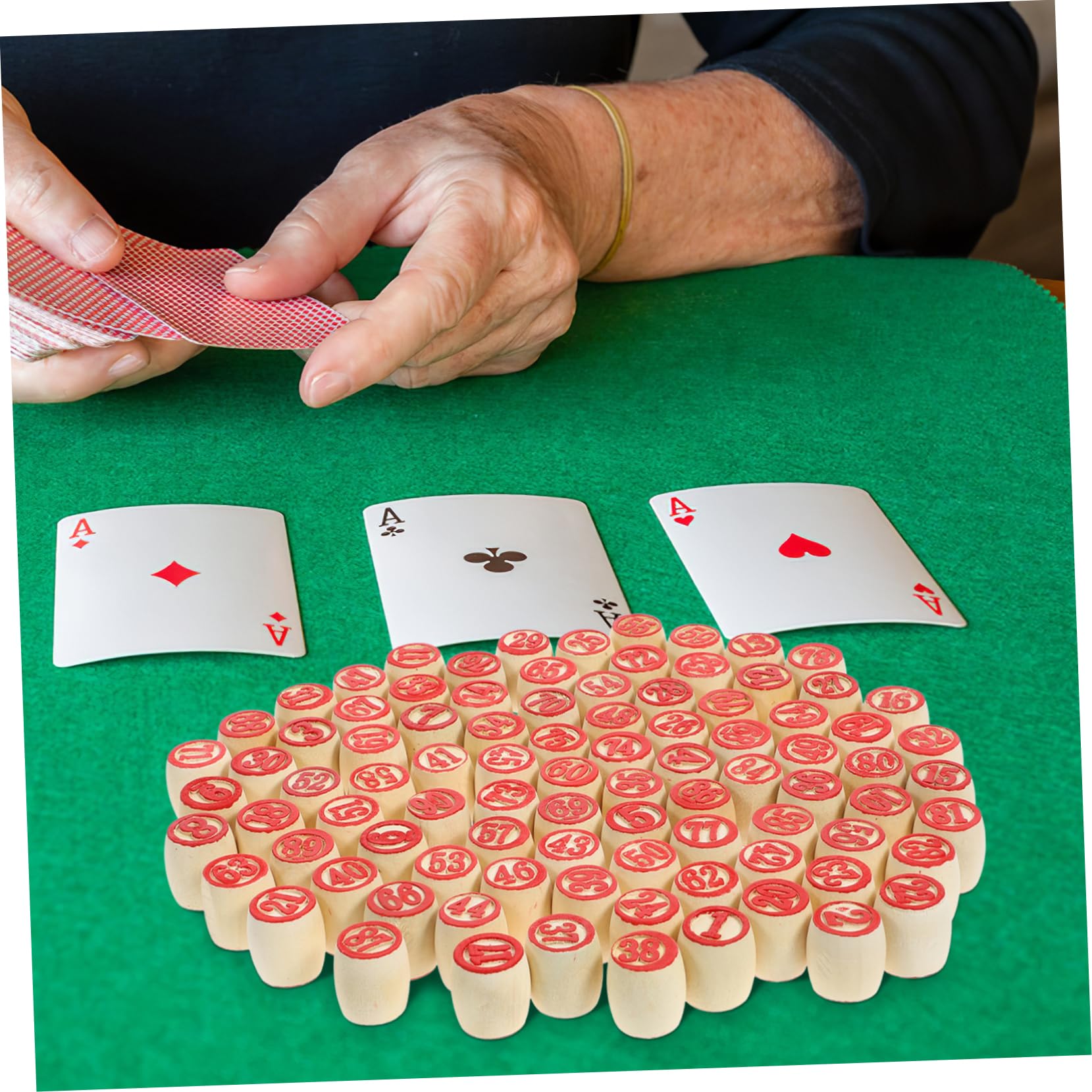 Gioco Numerico in Legno Set 1 Lotto Russo per Adulti