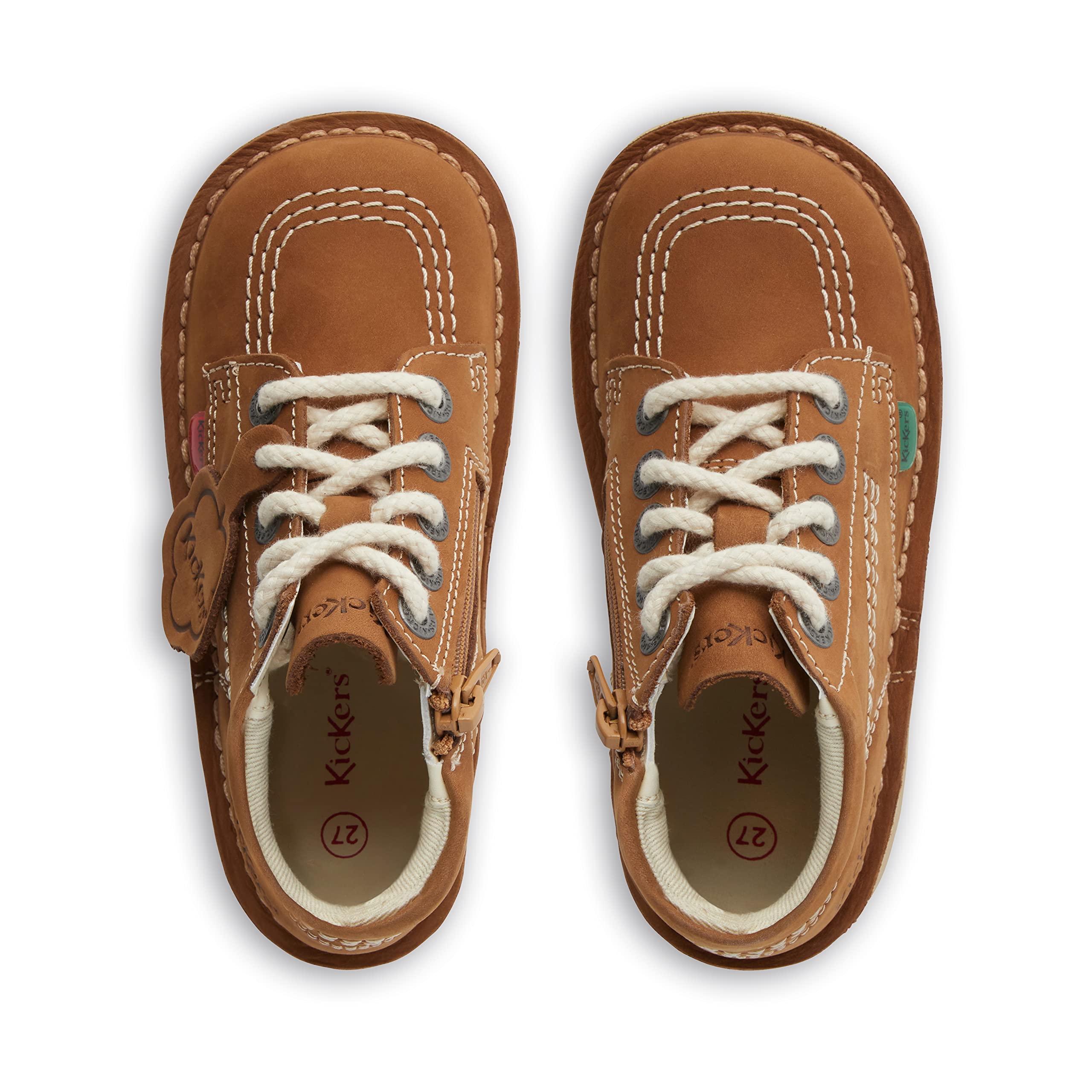Kickers Mixte Enfant Hi Zip Chaussures d'école