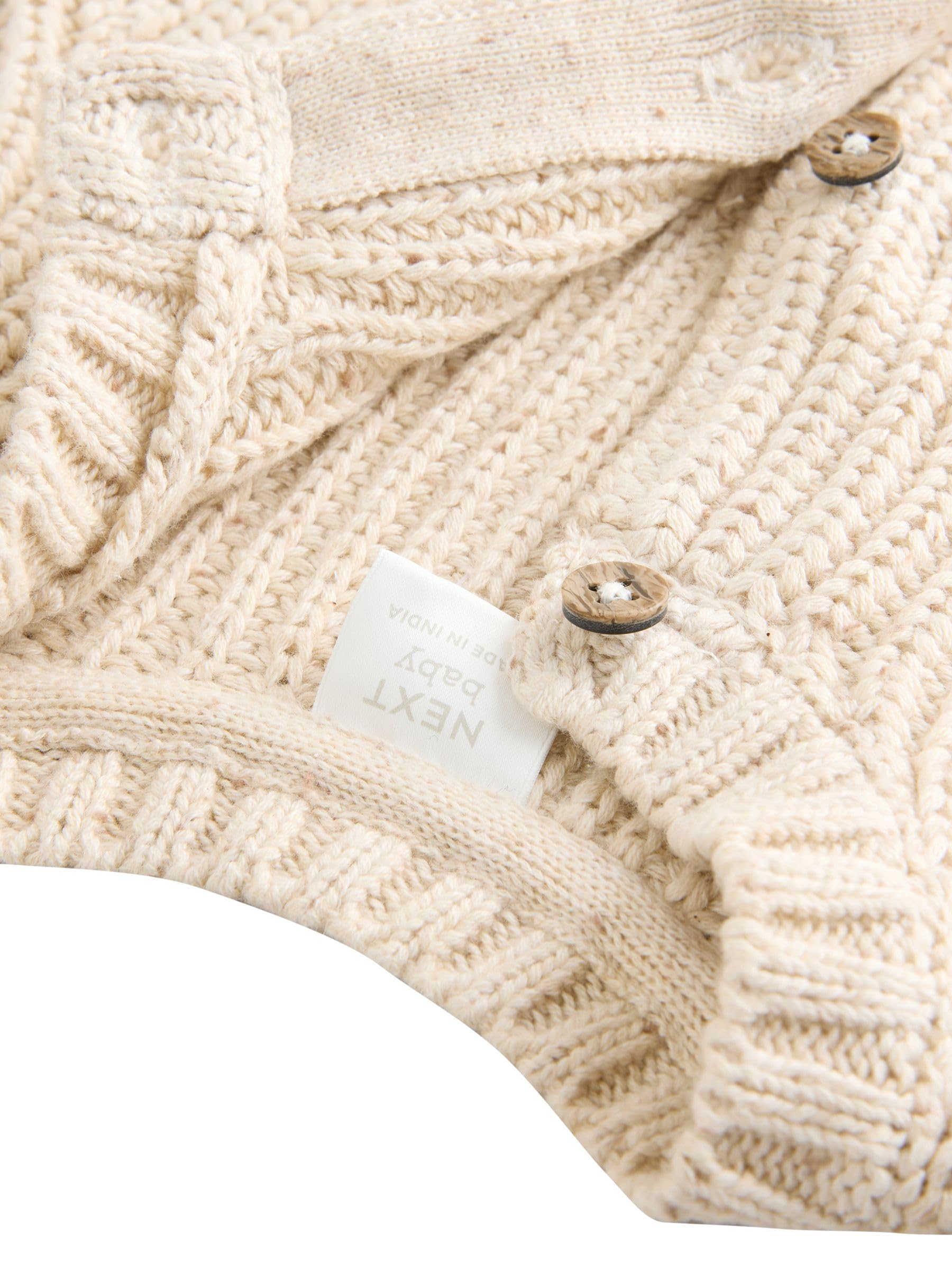 NEXT Bébé Cardigan épais en Maille brodée pour bébé