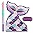 Birchio Mermaid Tail Pinatas Bundle with a Blindfold and a Bat (16.5 x 12 x 4 Inches), Perfect for kid\'s Birthday Parties, Mermaid Theme Parties for Girls, Decorations