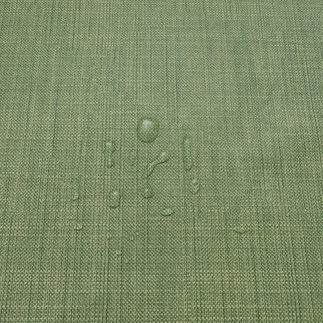 laro Wachstuchtischdecke Uni Leinen Eckig PVC - Abwischbare Tischdecke als Meterware, Wasserabweisende Tischdecke für Küche, Balkon & Garten