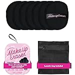 The Original Makeup Eraser 7-Day Set, Erase All Makeup with Just Water, Including Waterproof Mascara, Eyeliner, Foundation, Lipstick, Sunscreen, and More! Chic Black, 7ct.