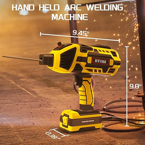Miniatura 5 de Máquina soldadora portátil, máquina de soldadura ARC de 110 V 20-120 A con inversor IGBT, arranque en caliente y antiadherente, para varillas de 332