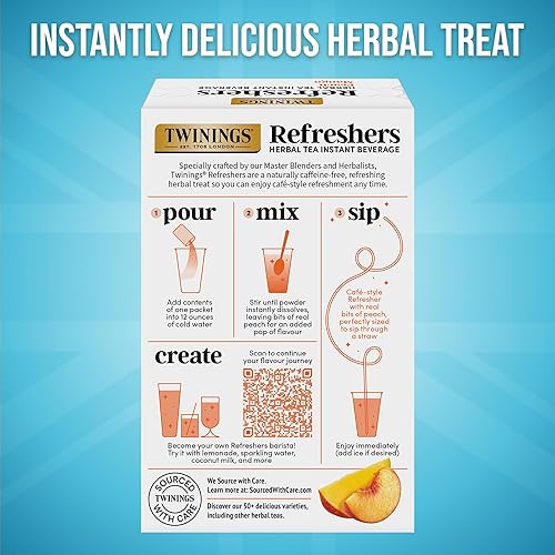 Vista 39 de Twinings Mixed Berries - Té negro con sabor de bayas mixtas para preparación de té helado, té con cafeína y sin azúcar, 20 unidades (paquete de 6)