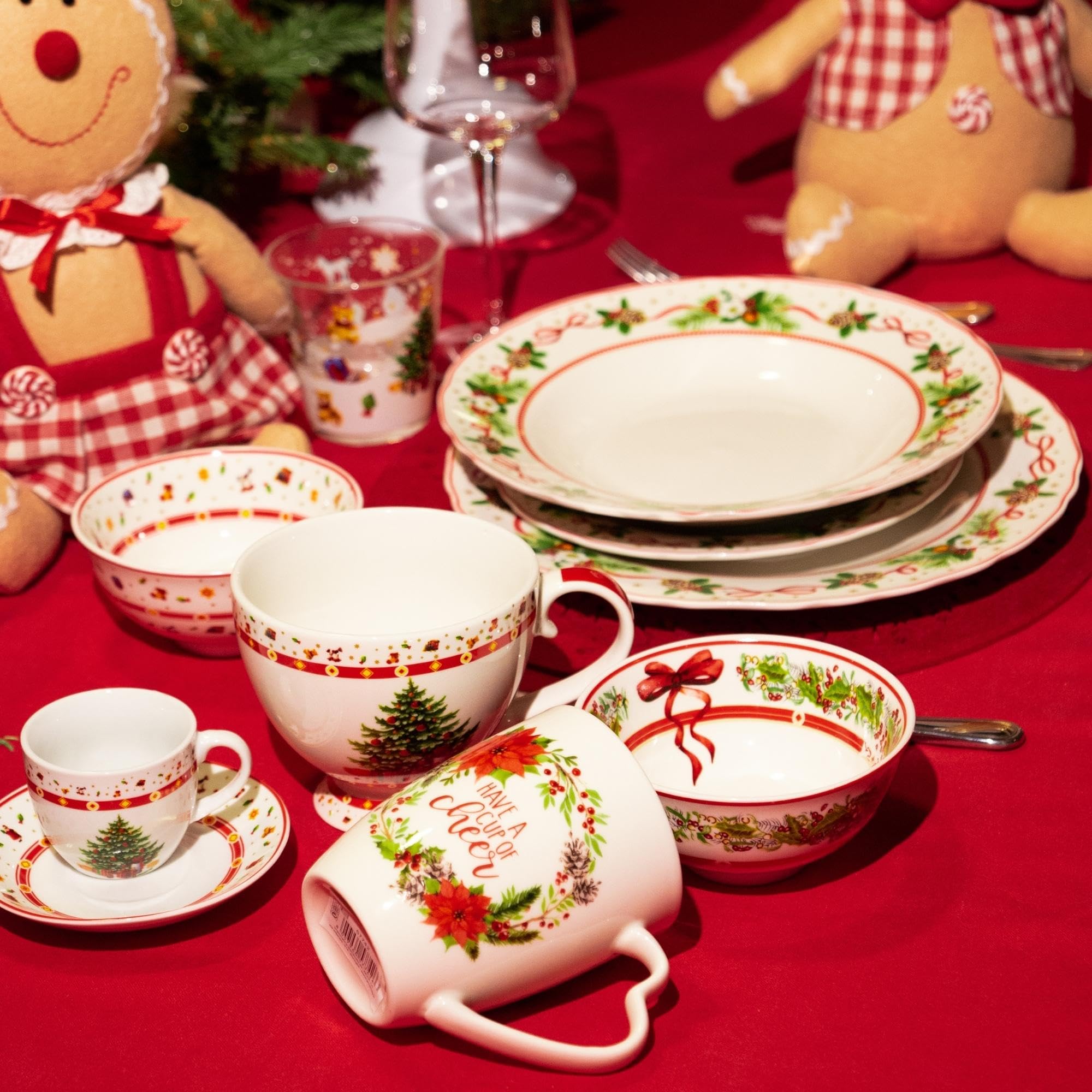 Koffiemokken - Kerst - 6 personen - Mokken kopen