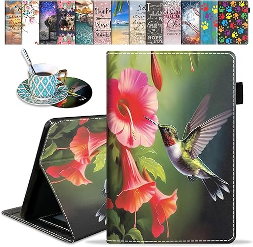 Miniatura 1 de Funda para tablet Tienda Fire HD 10 y Fire HD 10 Plus (11 generación, versión 2021)  Funda de piel sintética de alta calidad con encendido