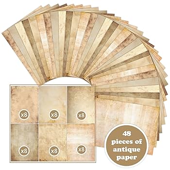 withD Grading-type PSAverアンティークレリーフ3点セット Amazon.com : 100GSM 48Sheets Vintage Antique Printing Paper