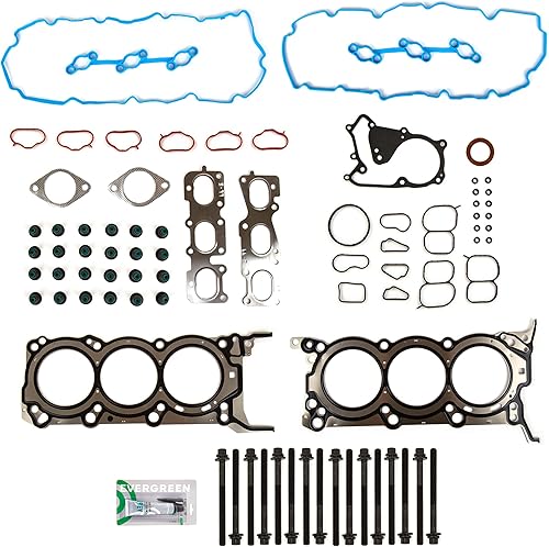 MA-9761320613 Juego de tornillos de cabeza de cabeza compatibles con/para 12-13 Hyndai Santa Fe Kia Sorento 3.5L