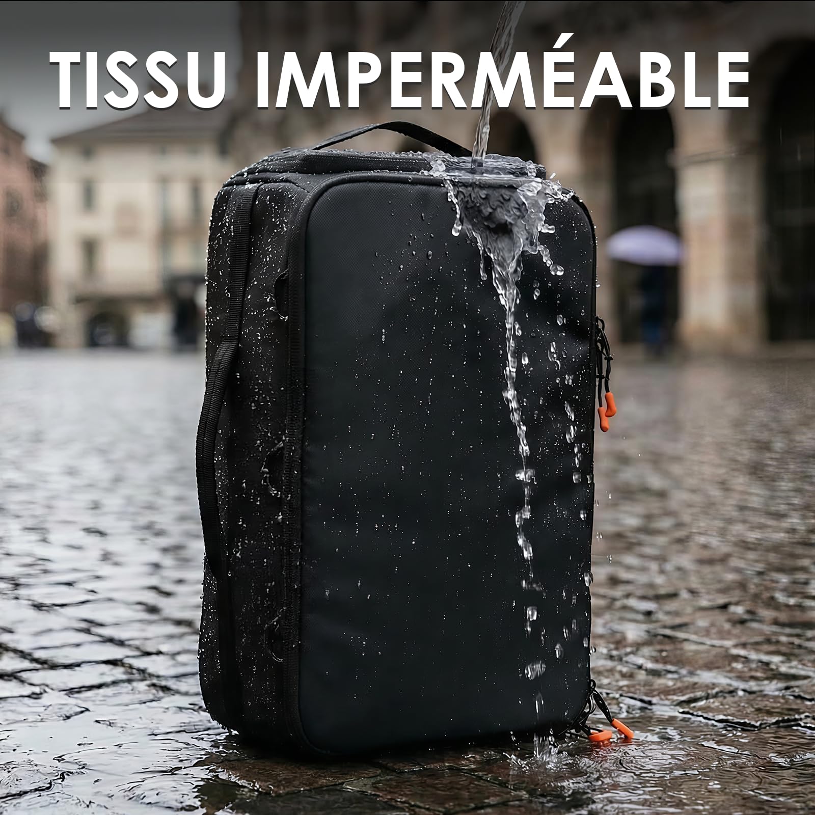 TARION Bolsillo interior para cámara de fotografía: compartimento interior para mochila, morral profesional fotográfico acolchado SLR con manta extraíble para objetivos DSLR Reflex ShellCore
