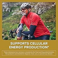 Vista 7 de Qunol Ubiquinol CoQ10 cápsulas blandas de 200 mg, potente antioxidante para la salud cardíaca y vascular, esencial para la producción de energía