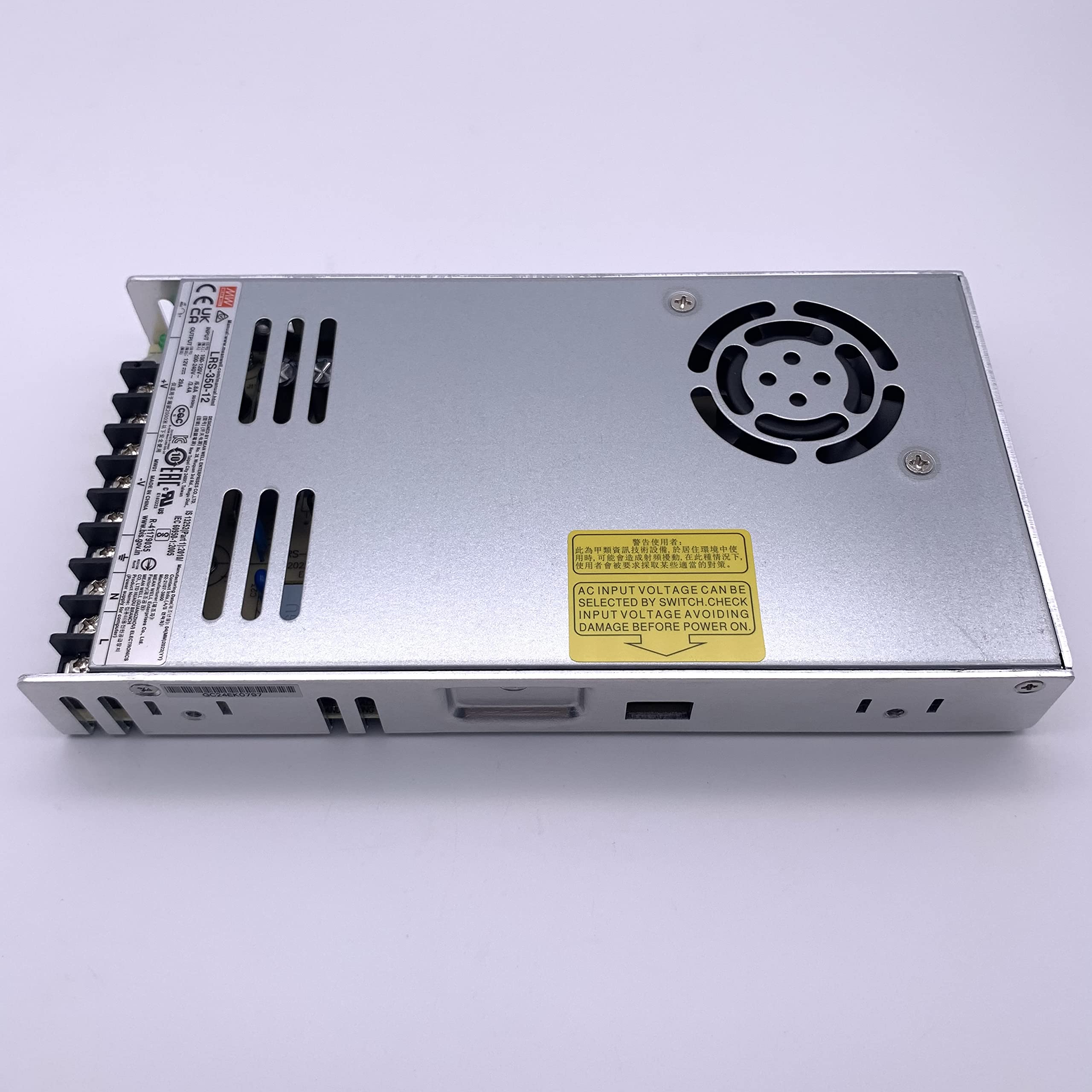 Amazon | EnhanBili ベストプライス Mean Well LRS-350-12 350W 12V