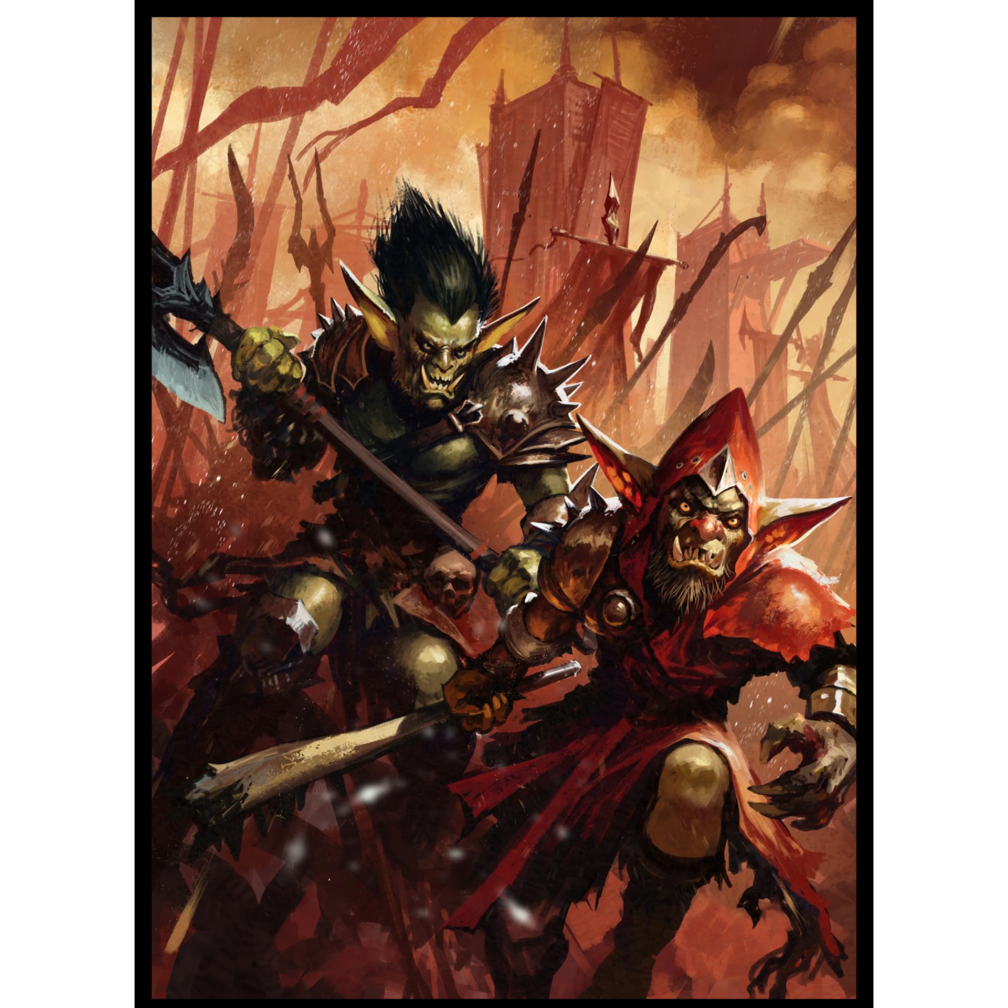 goblin card sleeves mtg Amazon.com: Fantasy North - Pik - Goblin Treasure Hoarder - 100 Smooth Matte TCG Trading Card Sleeves - Fits Magic MTG Commander Pokemon and Other Card Games