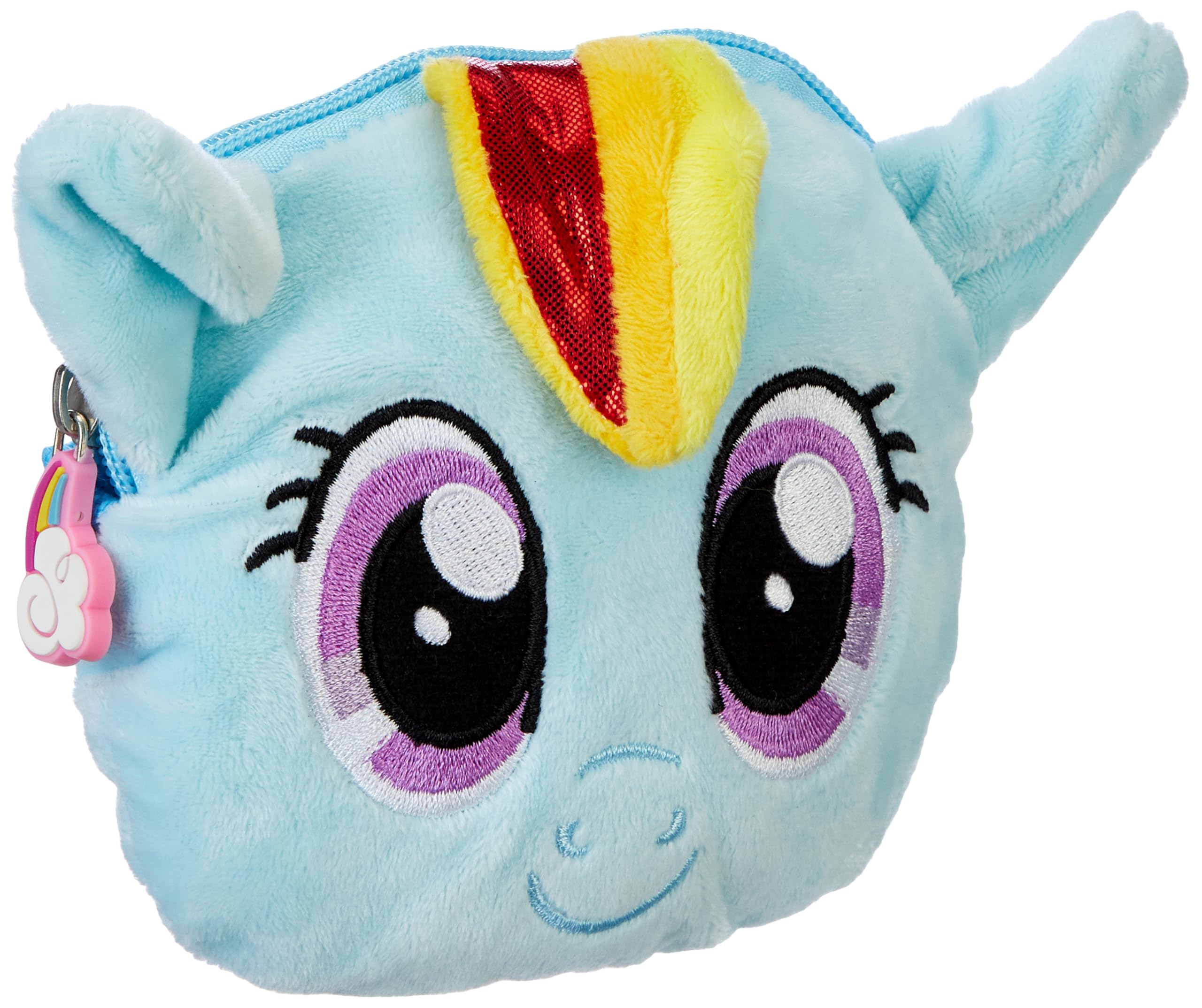 STRIDERS Rainbow Dash Plush Sling Bag – Cute, Huggable My Little Pony Plush Backpack for Kids | Perfect for School, Travel, Play & Collecting | 6-Inch-picture-0