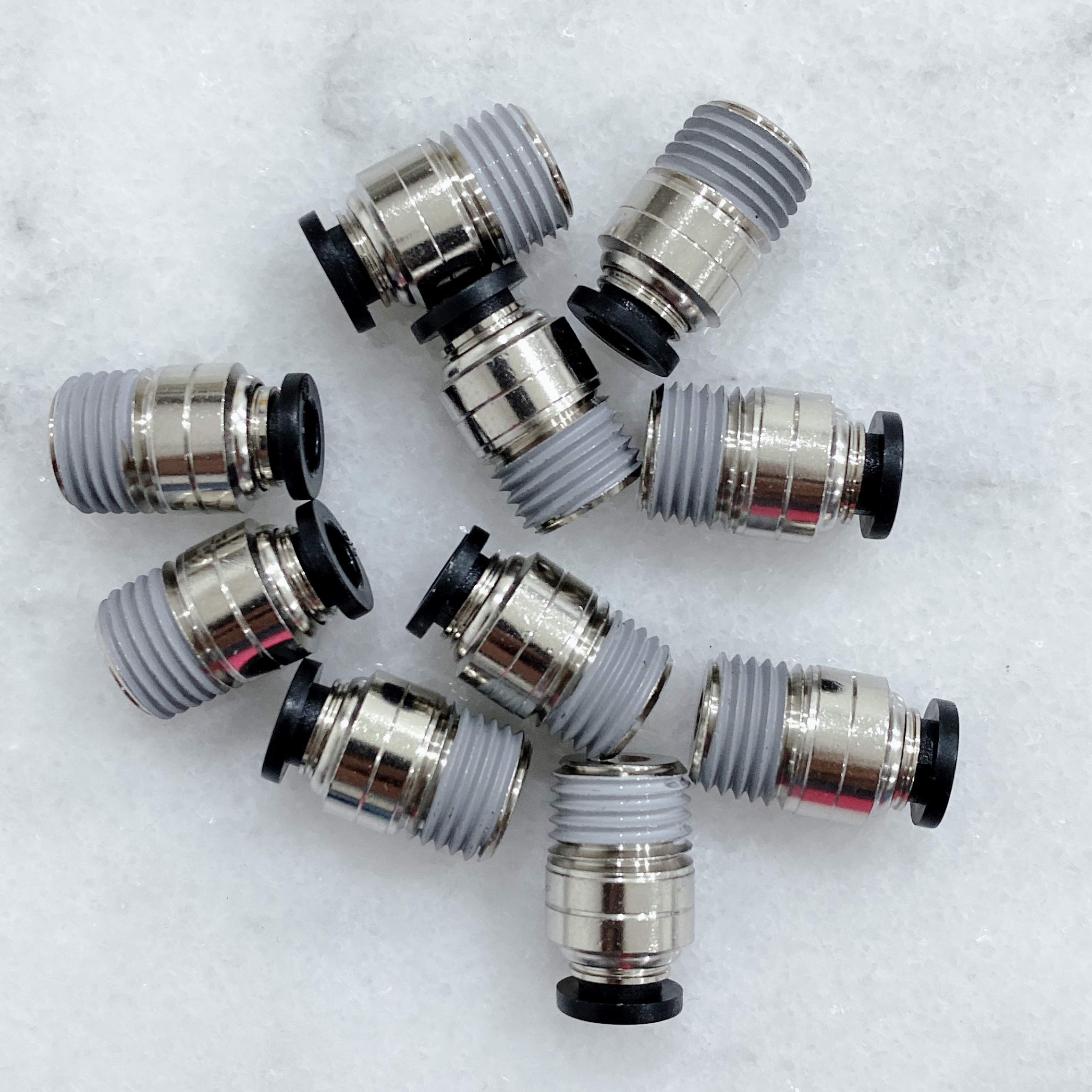 Buy MacCan Pneumatic POC1/4N2 Round Male Straight 1/4" Tube OD x 1/4