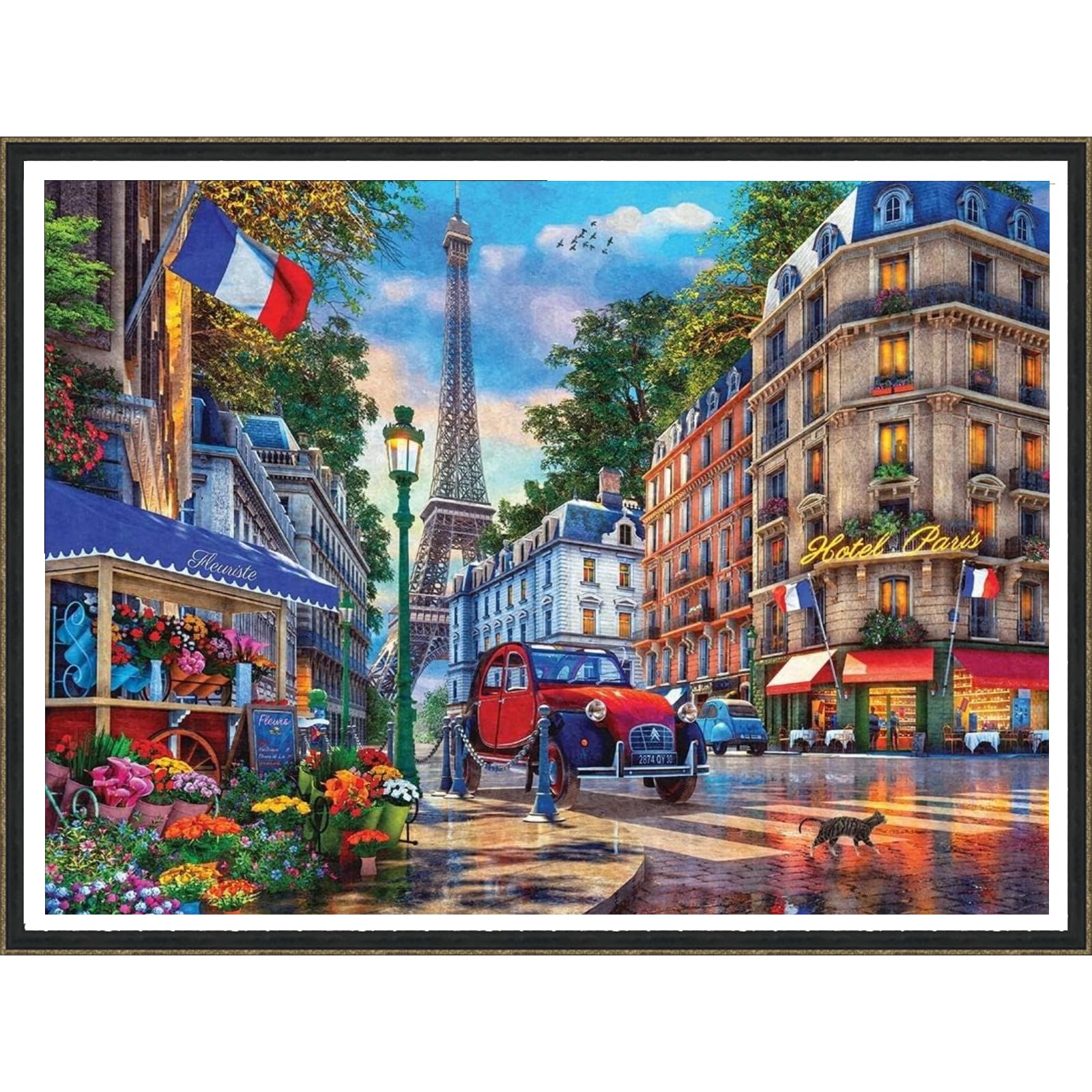 Amazon | クロスステッチキットセット 風景 11CT 3ストランド 40X50cm