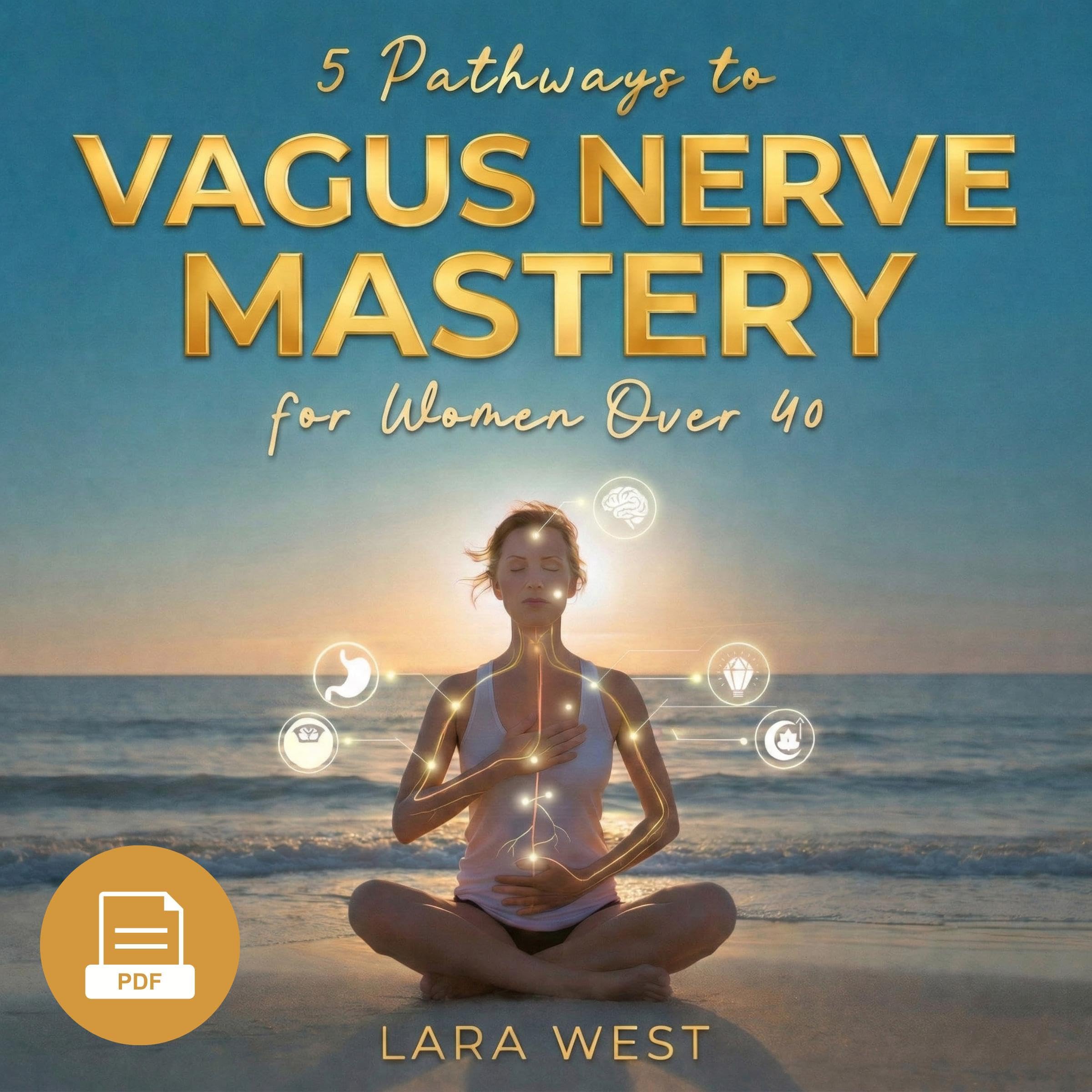 Cover art for 5 Pathways to Vagus Nerve Mastery for Women over 40: Holistic Methods to Reduce Anxiety, Clear Brain Fog, Improve Gut Health, and Balance Weight