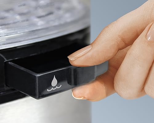 Miniatura 9 de Hamilton Beach Vaporizador digital de alimentos para una cocción rápida y saludable con cuencos apilables de dos niveles para verduras y mariscos